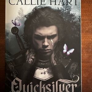 Quicksilver by - Black and Silver Art Print